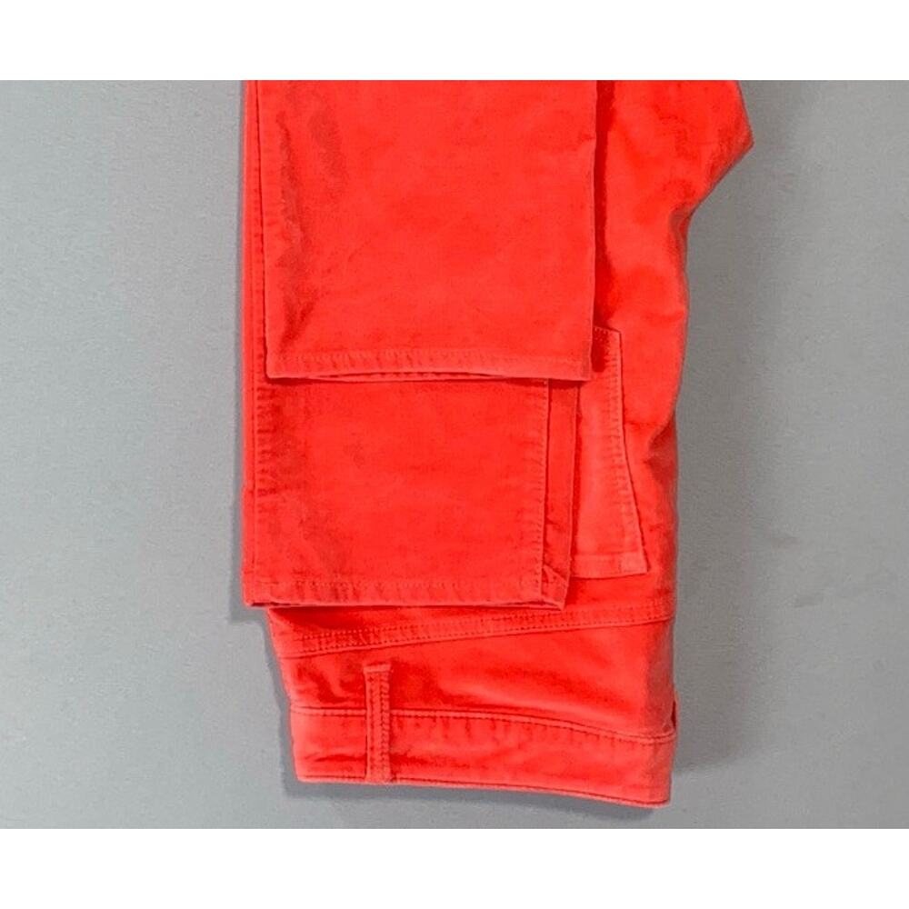 Talbots Women's Velveteen Straight Leg 5-Pocket Pants, Jeans. Red, Size 10. EUC! - Picture 5 of 9